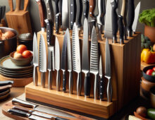 Zestawy noży kuchennych: Noże do krojenia potraw brytyjskich.