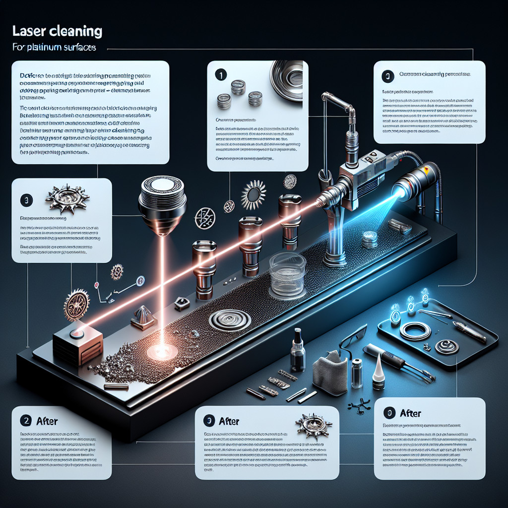 Laser cleaning for removing contaminants from platinum surfaces