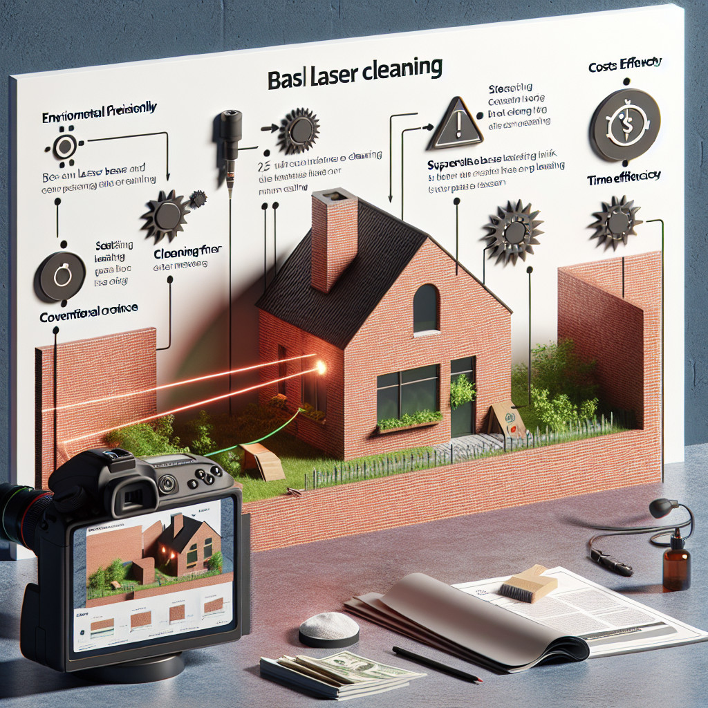 Verwendung von Lasersystemen zur Entfernung von Flecken von Ziegelfassaden